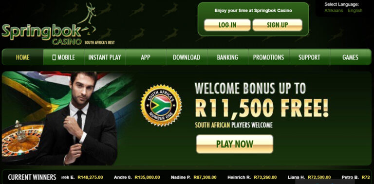 springbok casino no deposit coupon codes